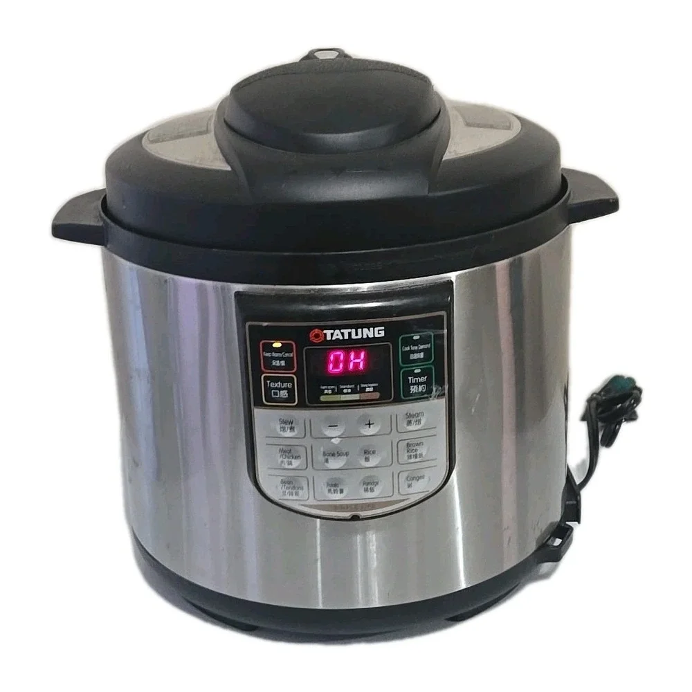 TATUNG TPC-6LB 6L Multi-Functional Pressure Cooker Steamer Rice Maker Stainless
